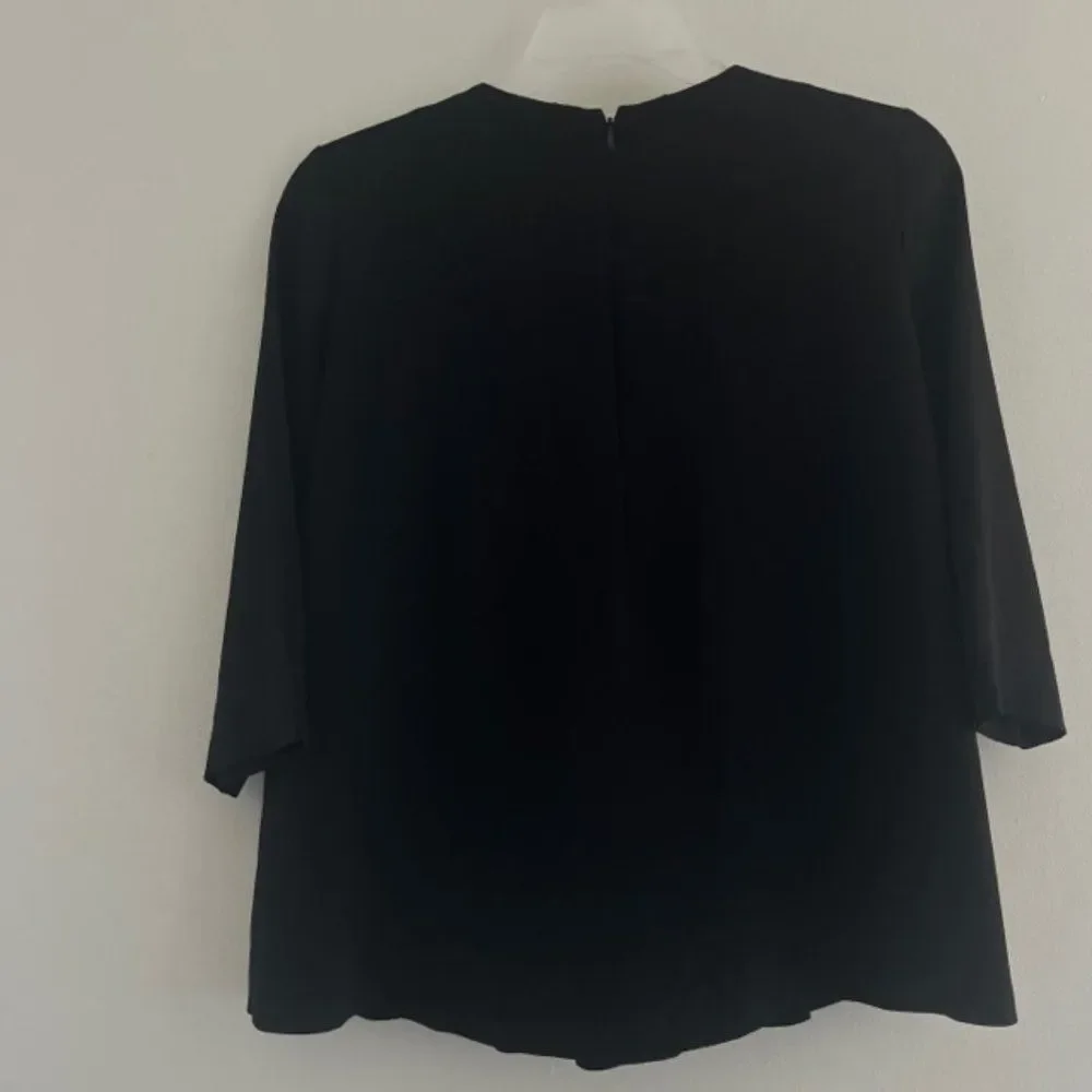 COS Women blouse long sleeve zip back - Picture 3 of 9